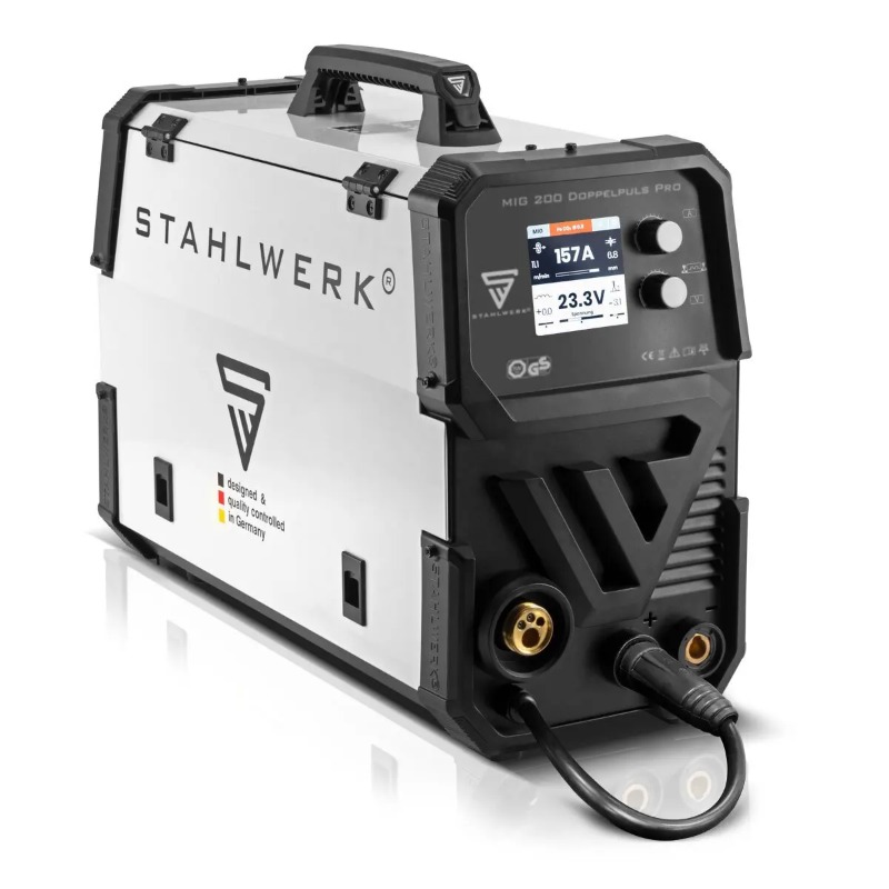 Tig Welder Machine - Spawarka Stahlwerk MIG200 Heavy-Duty IGBT 200A