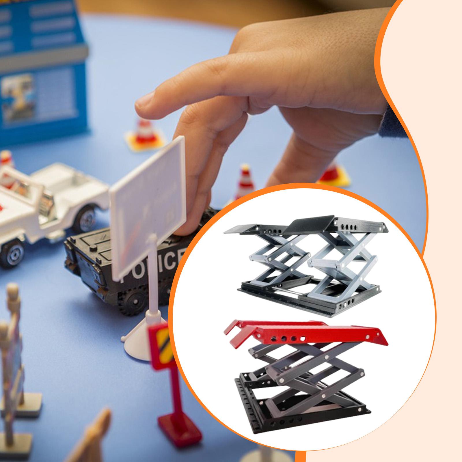 Auto Repair Shop Layout - Model podnośnika samochodowego 1/18, kolekcjonerski, symulacja,