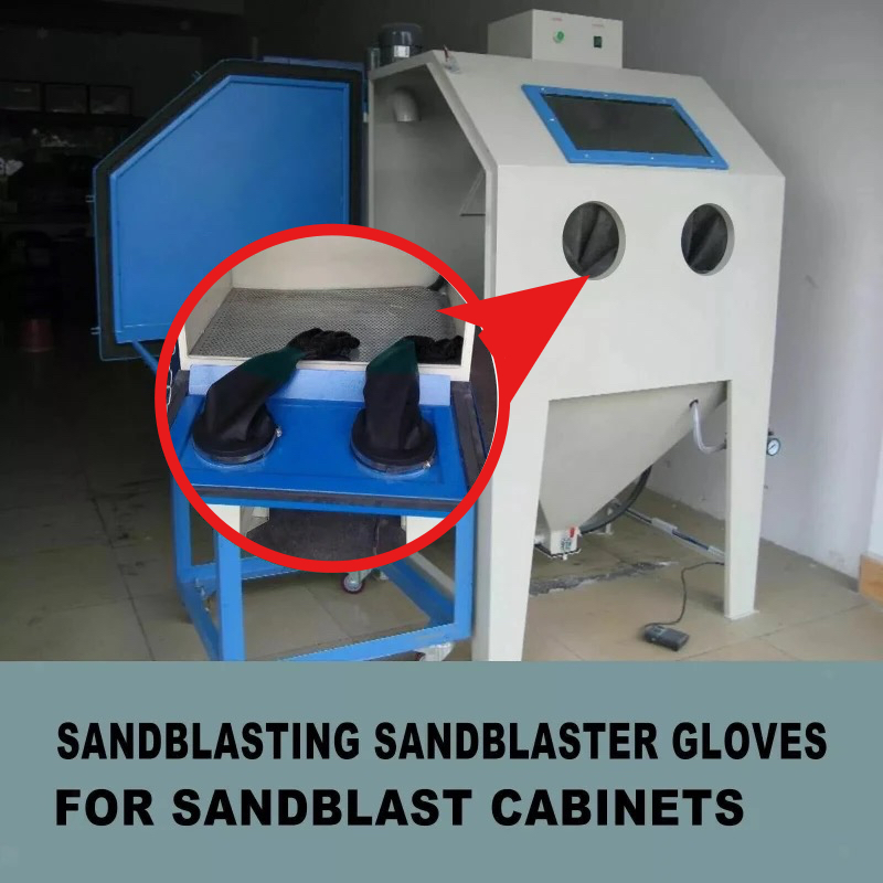 Sandblaster Cabinet - 1 Para Wytrzymałych Zacisków do Rękawic