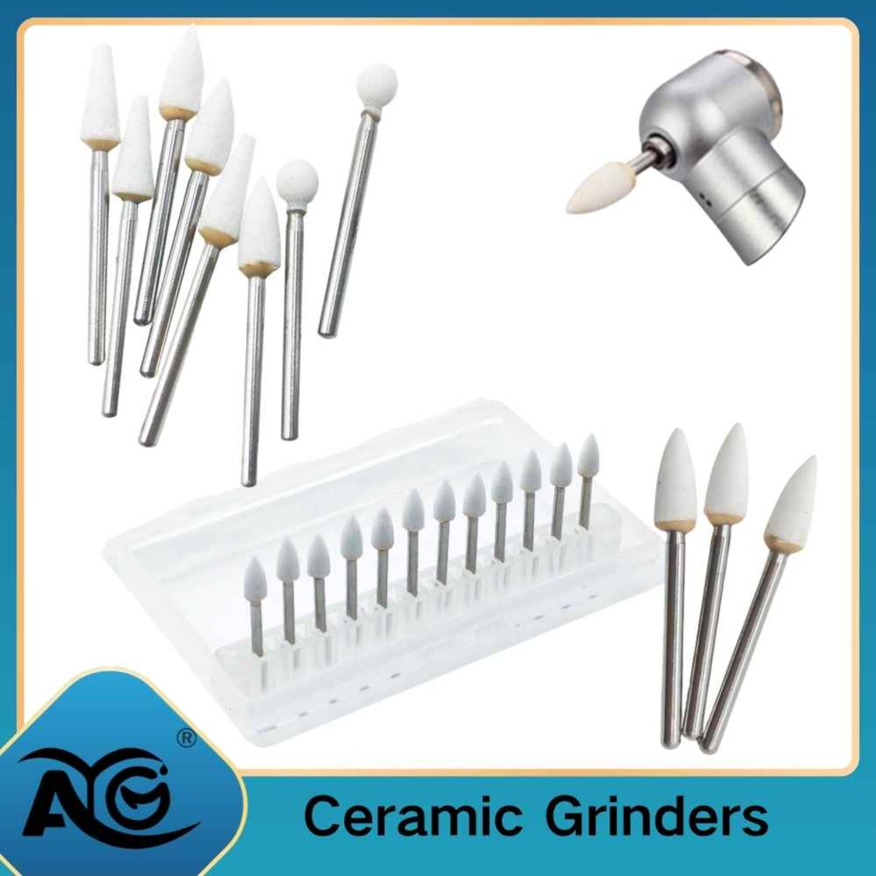 Sandblaster Cabinet - AG Dental Polishing Stone Handpiece Burs
