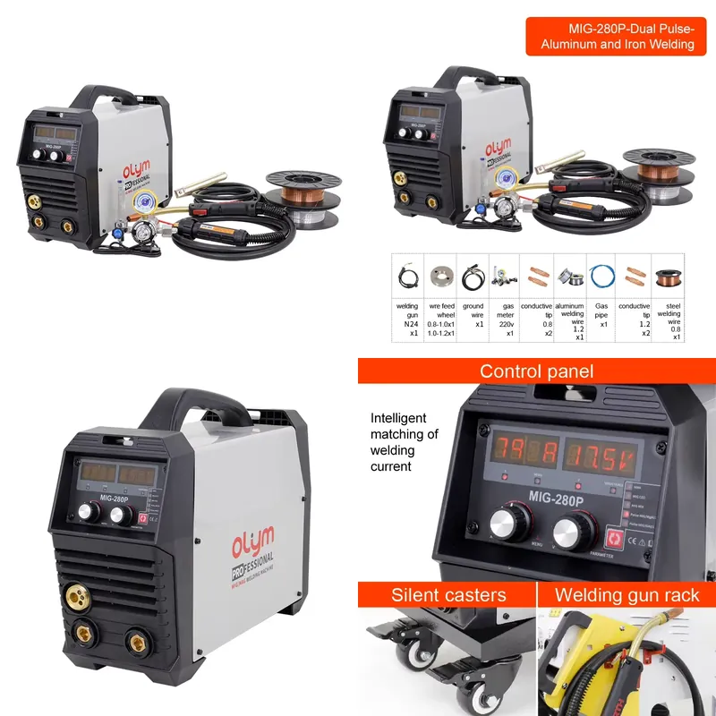 Tig Welder Machine - Spawarka inwertorowa MIG 280 Pulse do