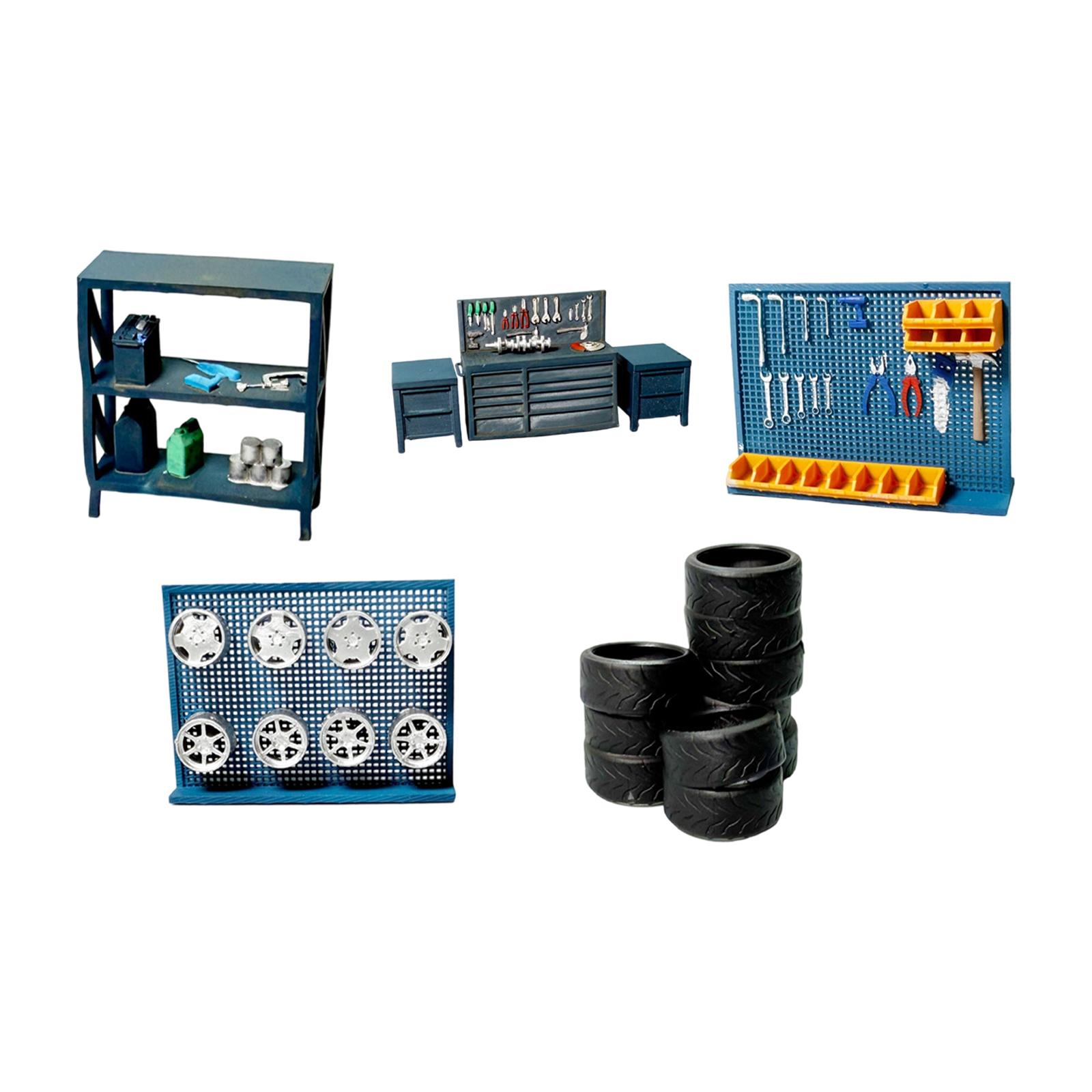 Miniaturowe akcesoria do diora – Auto Repair Shop Layout recenzja i cena