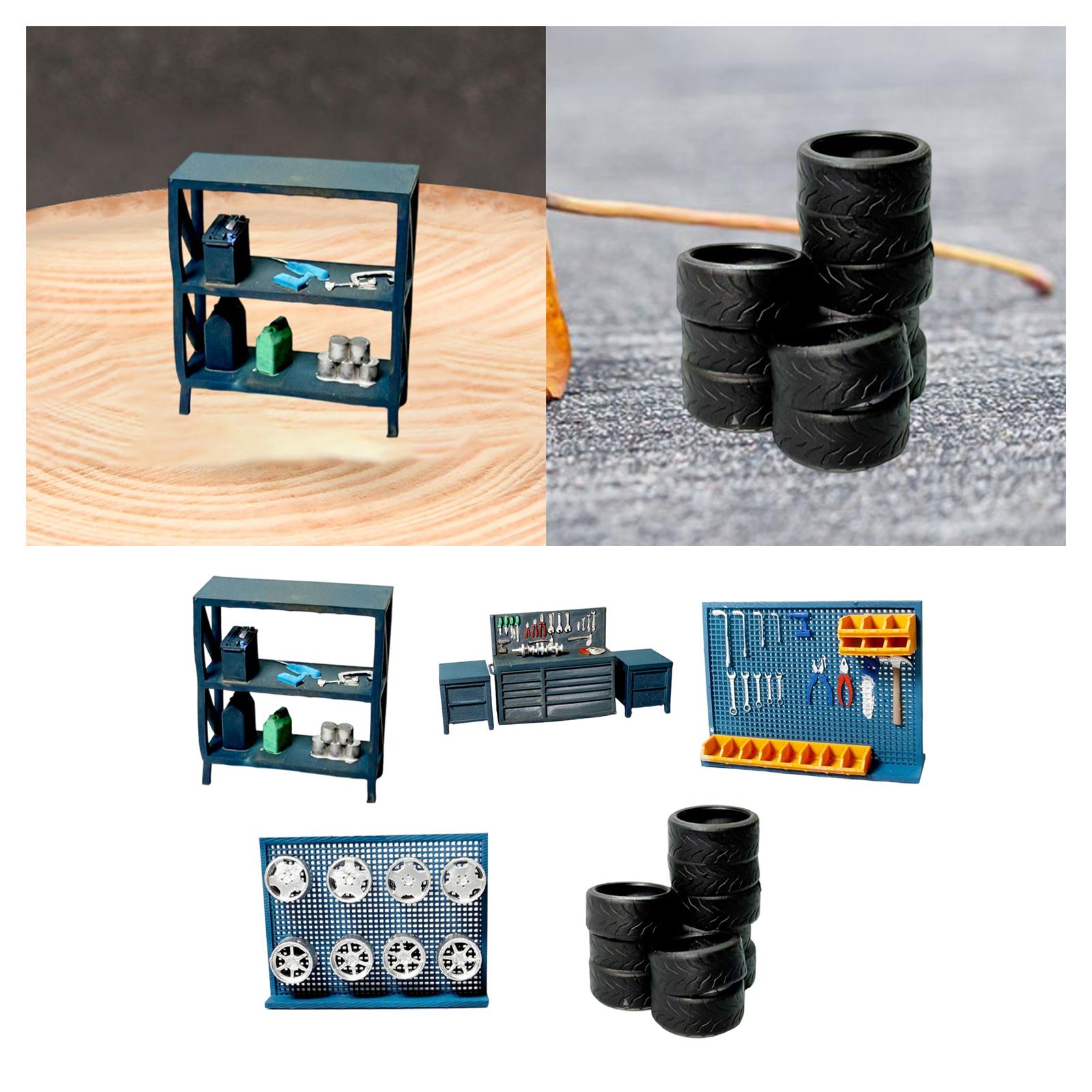 Miniaturowe akcesoria do diora – Auto Repair Shop Layout recenzja i cena